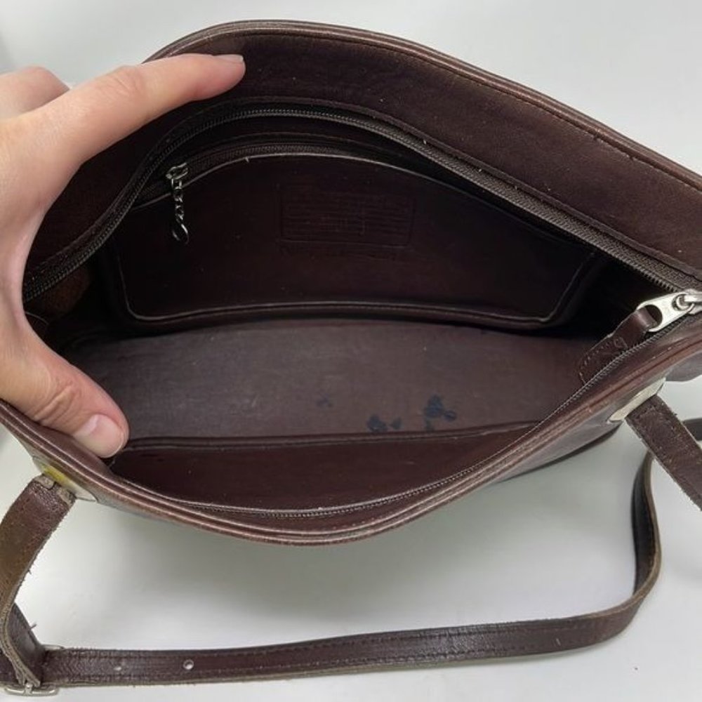 Coach Brown Leather Shoulder Bag - Picture 11 of 14